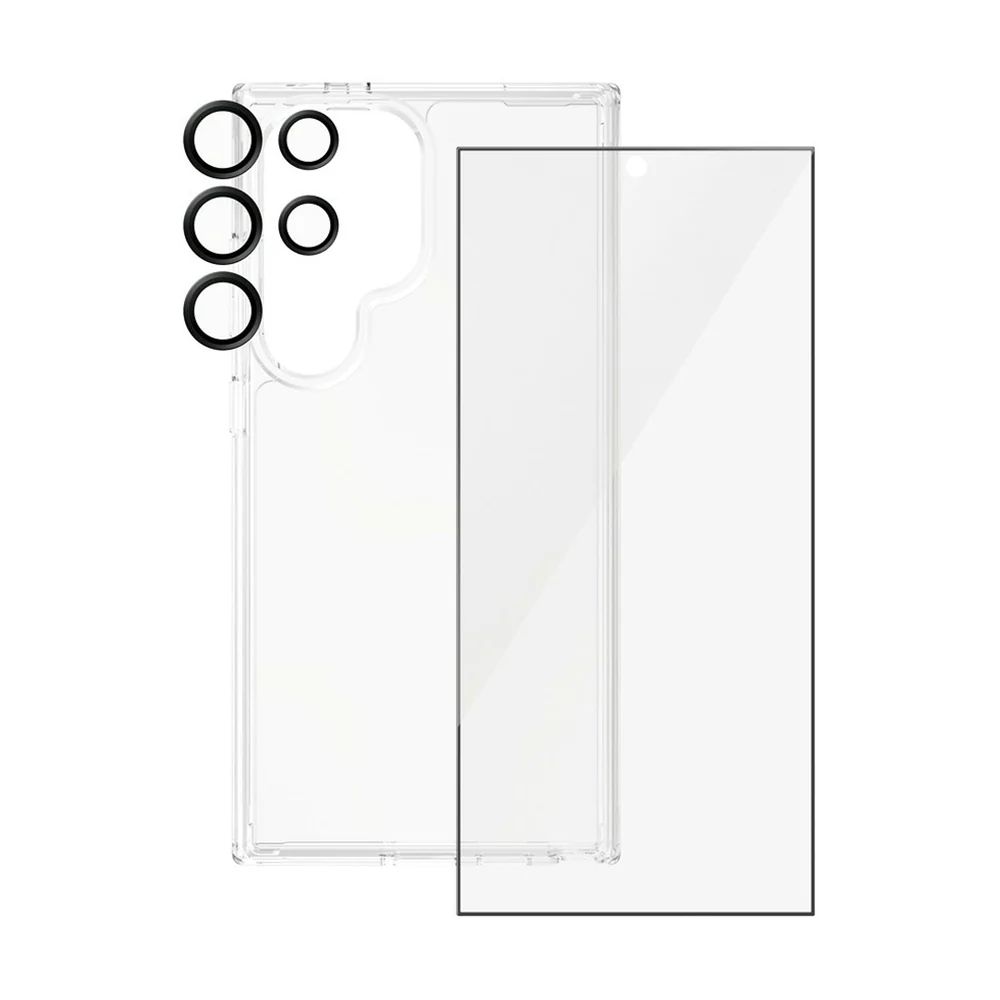 Panzerglass 3-In-1 Bundle Set for Samsung Galaxy S24 Ultra Clear
