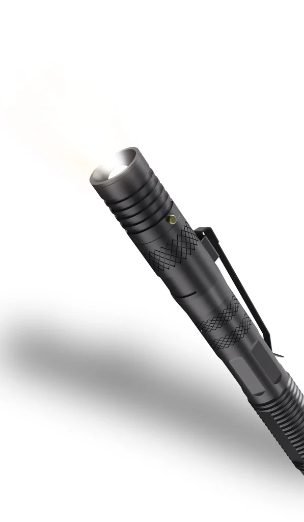 Porodo LifeStyle Outdoor 6in1 Flashlight with Holder Pen Whistle Bottle Opener and Safety Hammer - Image 2