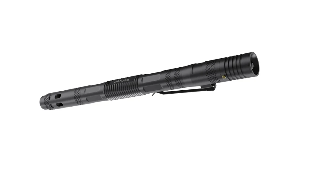 Porodo LifeStyle Outdoor 6in1 Flashlight with Holder Pen Whistle Bottle Opener and Safety Hammer - Image 3