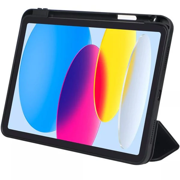 PROTECT  iPad 10th Gen Magnetic Ipad Cover, Trifold Stand, Auto Sleep / Wake up, Silicon, Black, MIPAD10BLK - Image 4