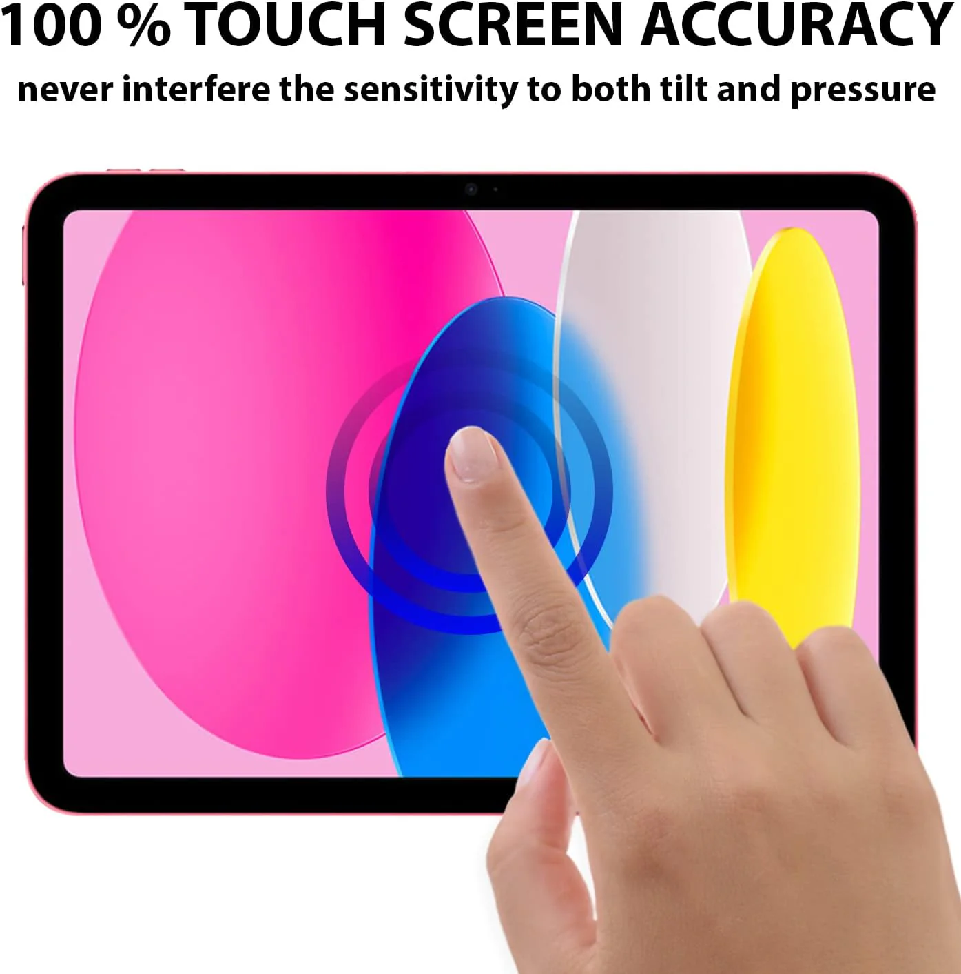 PROTECT  iPad 10th Gen Sapphire Crystal Screen Protector, Protective, Anti Scratch, Tempered Glass, Clear, SCIP10 - Image 4