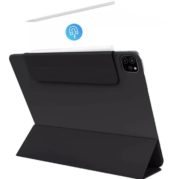 PROTECT  iPad Pro 11 inch 2024 Magnetic Ipad Cover, Trifold Stand, Auto Sleep / Wake up, Silicon, Black, MIPADP11SBLK - Image 4