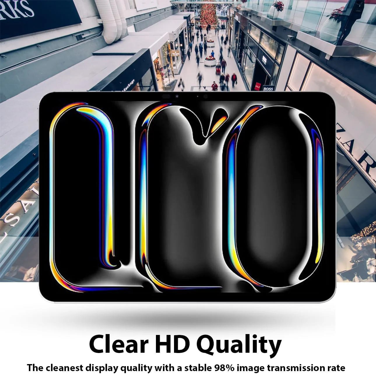 PROTECT iPad Pro 12.9 inch Sapphire Crystal Screen Protector, Protective, Anti Scratch, Tempered Glass, Clear, SCIP129 - Image 3