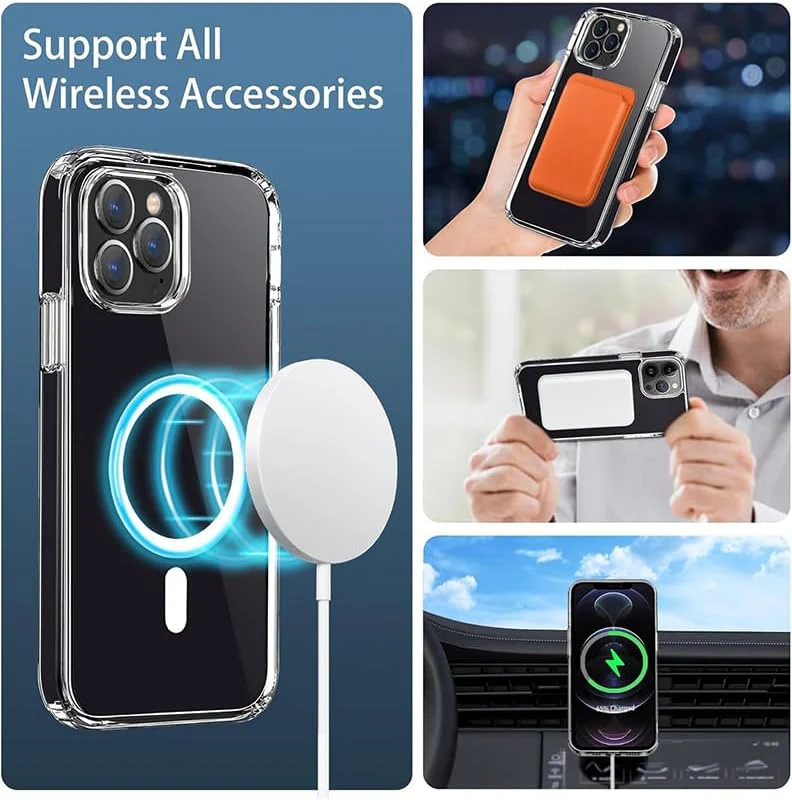PROTECT iPhone 12 Pro Lucid Phone Case, Magsafe, Bundle, Screen Protector included, Clear, MSIP12P - Image 2