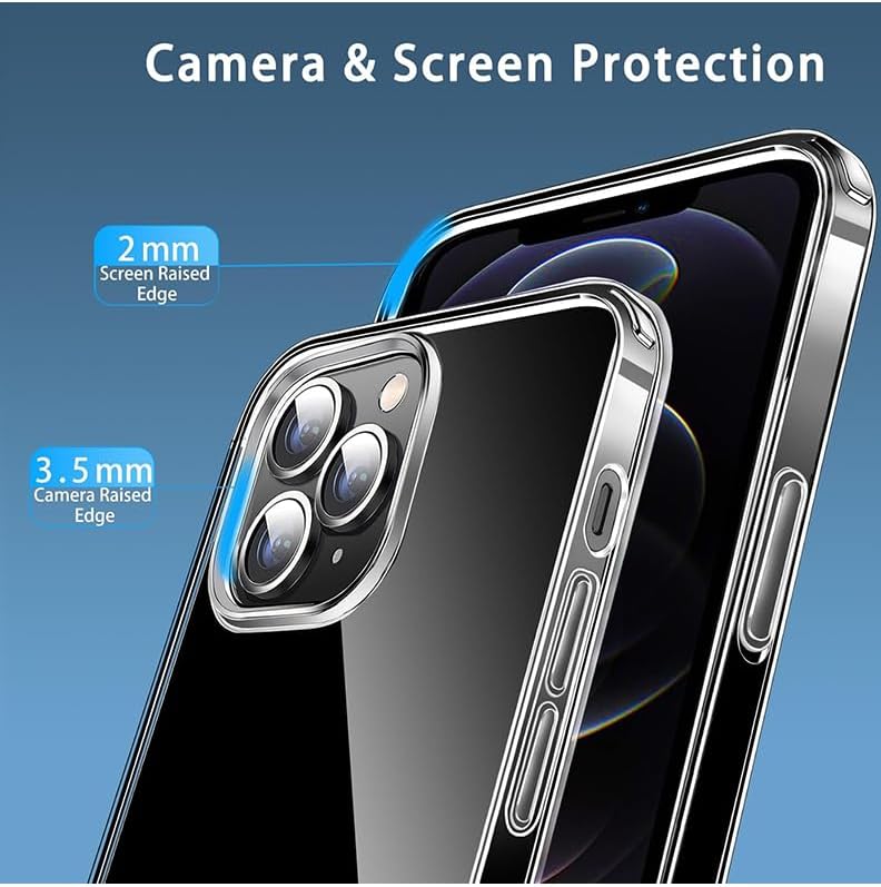 PROTECT  iPhone 12 Pro Max Lucid Phone Case, Magsafe, Bundle, Screen Protector included, Clear, MSIP12PM - Image 3