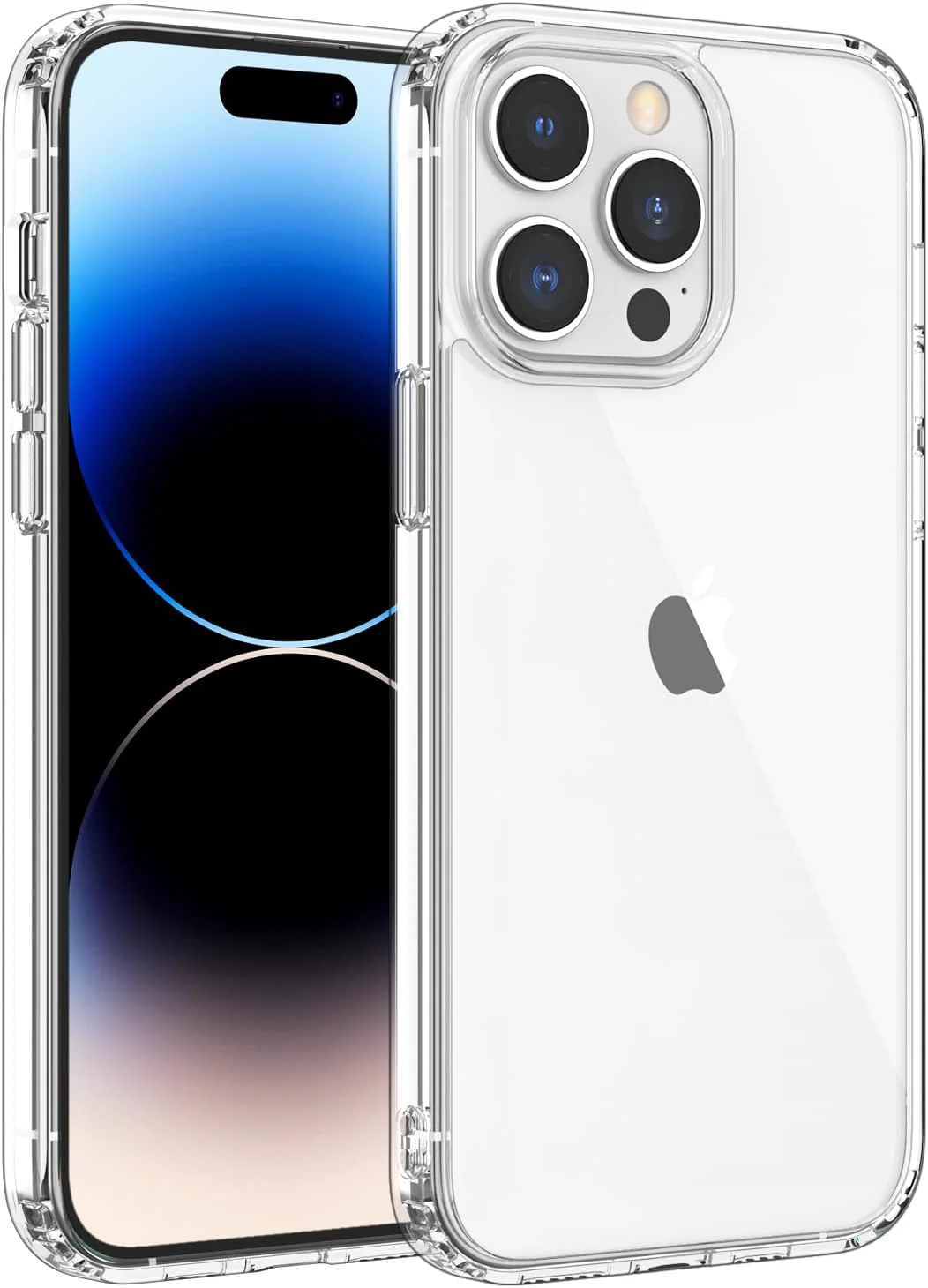PROTECT iPhone 14 Pro Lucid Phone Case, Anti Scratch, Bundle, Screen Protector included, Protective, Clear, LIP14P