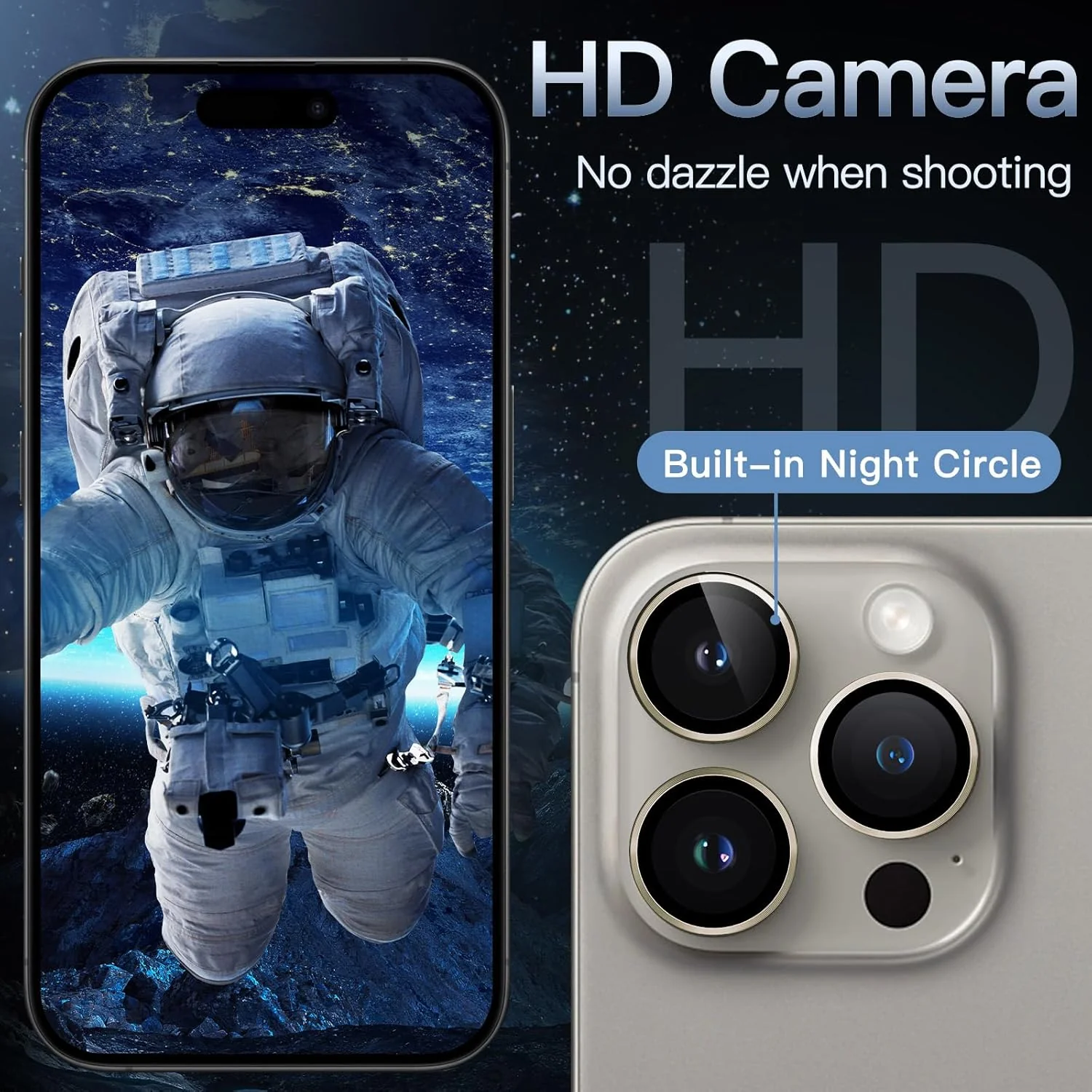 PROTECT  iPhone 15 Pro Xzoom Lens Protector, Sapphire Glass, Alloy Material, Ultra Clear, Premium Finish, Platinum, XIP15PPLT - Image 4
