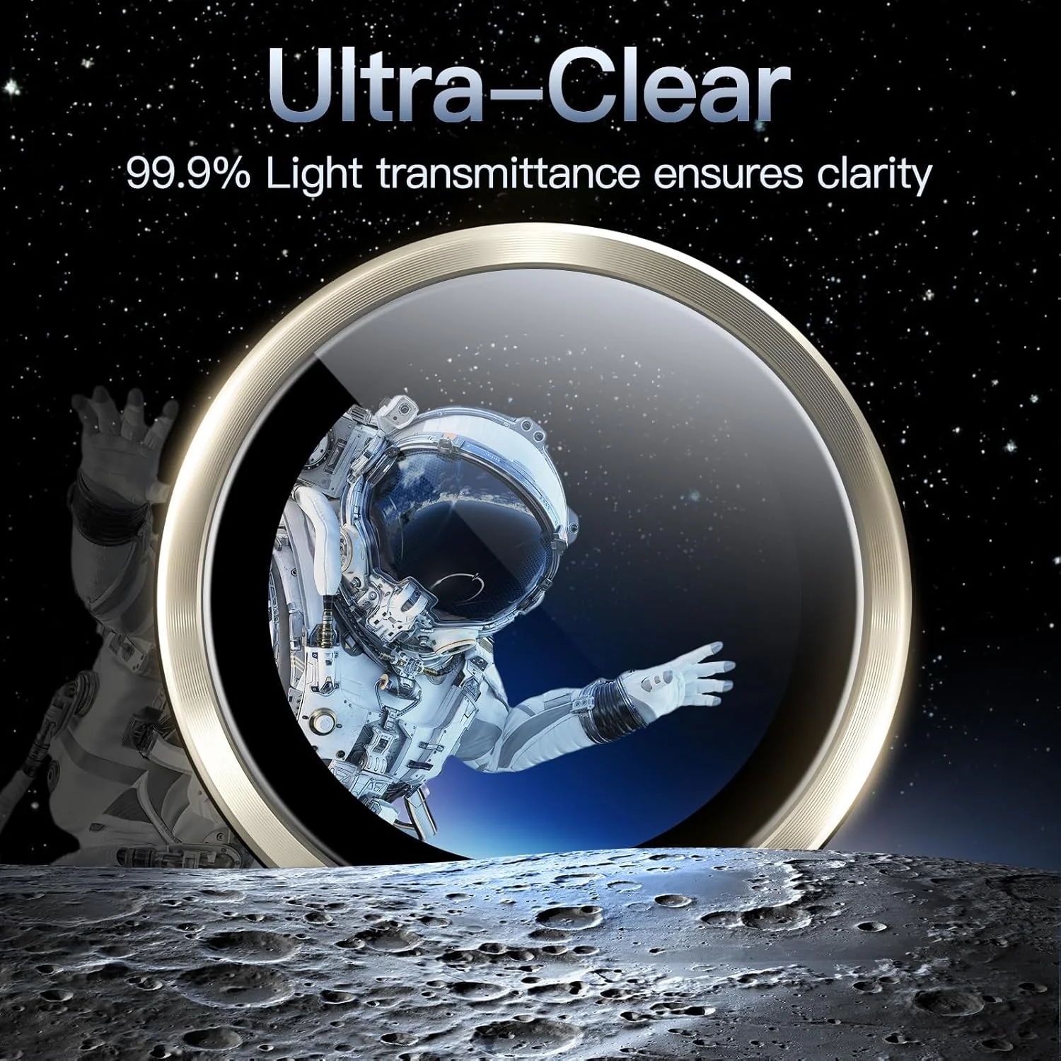 PROTECT  iPhone 15 Pro Xzoom Lens Protector, Sapphire Glass, Alloy Material, Ultra Clear, Premium Finish, Platinum, XIP15PPLT - Image 5
