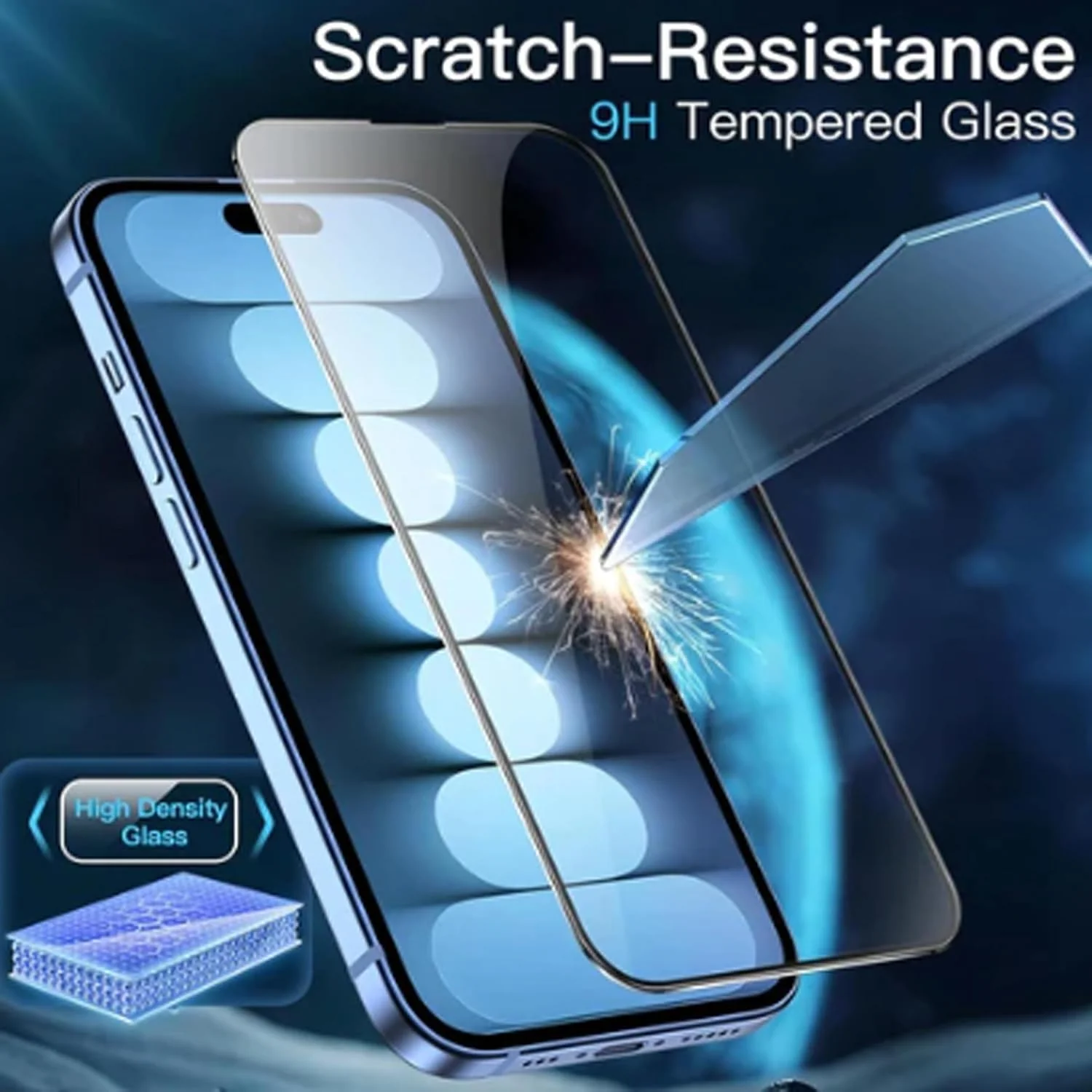 PROTECT   iPhone 16 ESD Screen Protector, Anti Dust, 9D, Tempered Glass, Clear, CIP16 - Image 2