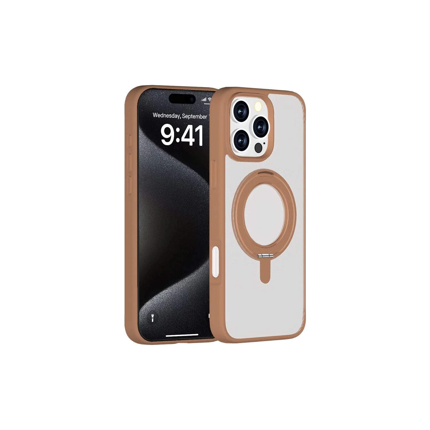 PROTECT iPhone 16 Pro Max Fume Phone Case, Magsafe, Brown, FMSIP16PMBRN