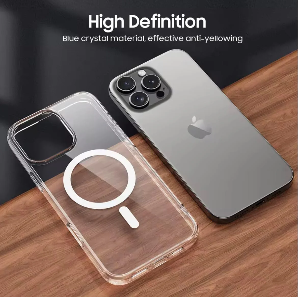 PROTECT  iPhone 16 Pro Max Magsafe Phone Case, Anti Scratch, Transparent, Protective, Clear, MSIP16PM - Image 6