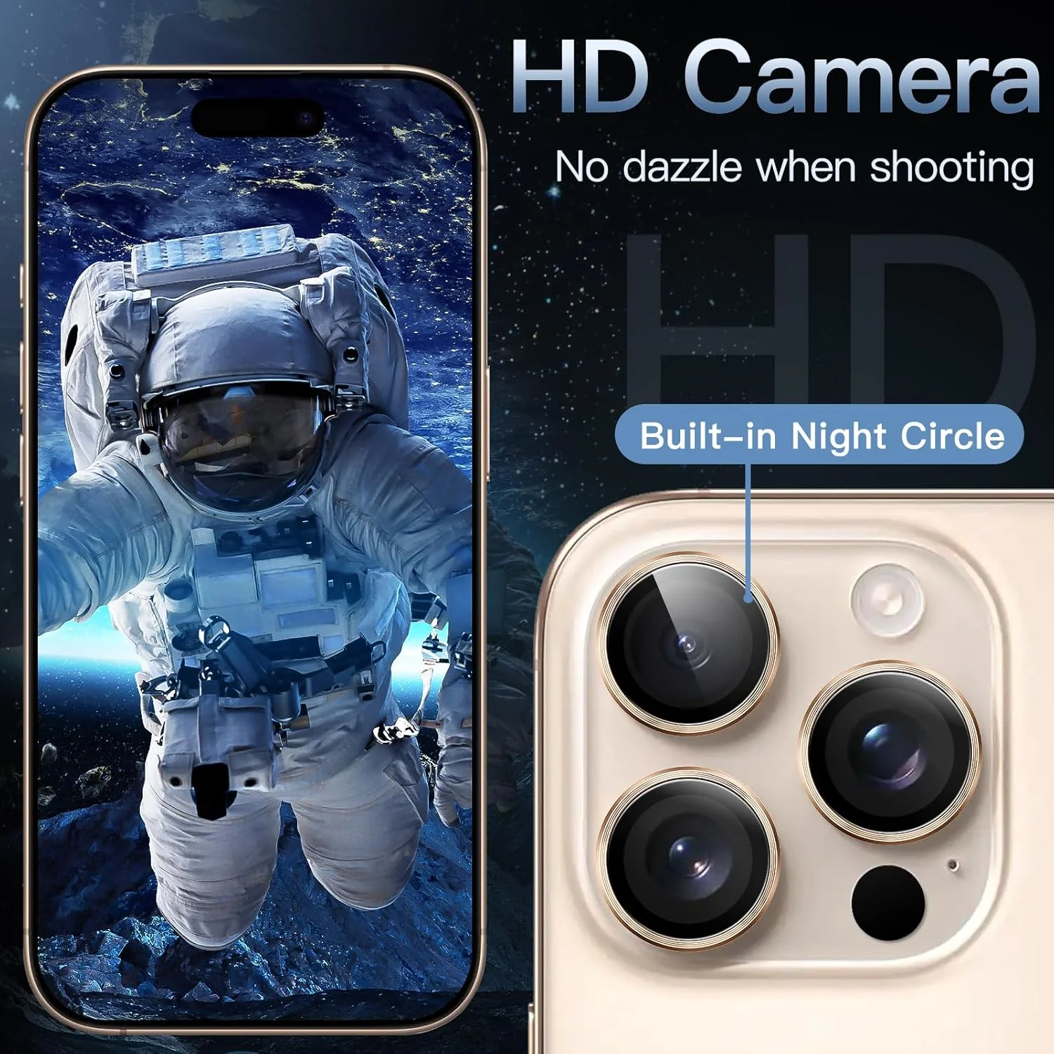 PROTECT  iPhone 16 Pro Xzoom Lens Protector, Sapphire Glass, Alloy Material, Ultra Clear, Premium Finish, Brown, XIP16PBRN - Image 5