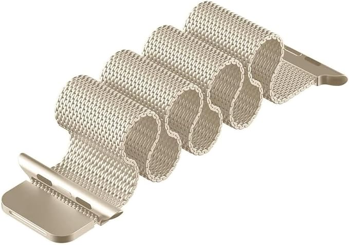 PROTECT Milanese Band Watch Strap, For Apple Watch, 38/40/41mm, Gold, MWS38GLD - Image 2