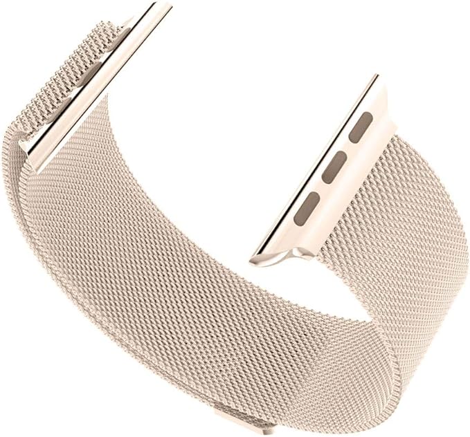 PROTECT Milanese Band Watch Strap, For Apple Watch, 38/40/41mm, Gold, MWS38GLD - Image 4