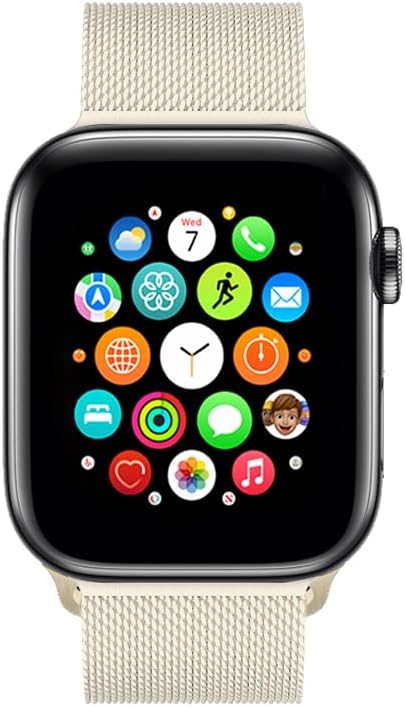 PROTECT Milanese Band Watch Strap, For Apple Watch, 38/40/41mm, Gold, MWS38GLD - Image 5