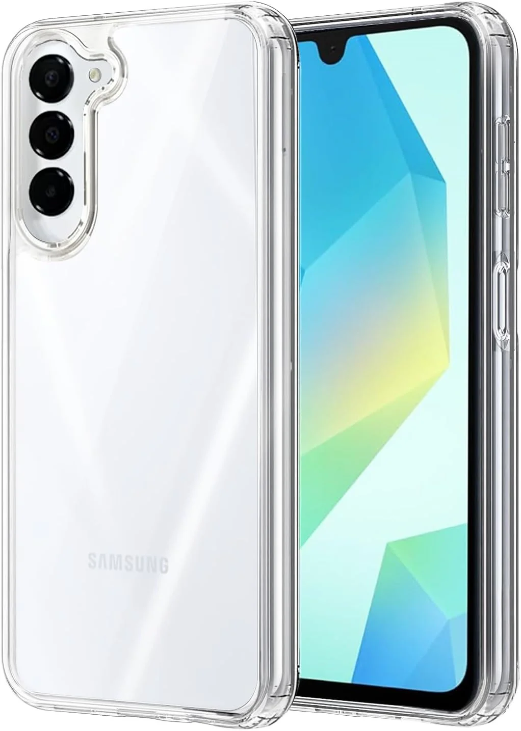 PROTECT  Samsung A16 Lucid Phone Case, Anti Scratch, Bundle, Screen Protector included, Protective, Clear, LSAMA16