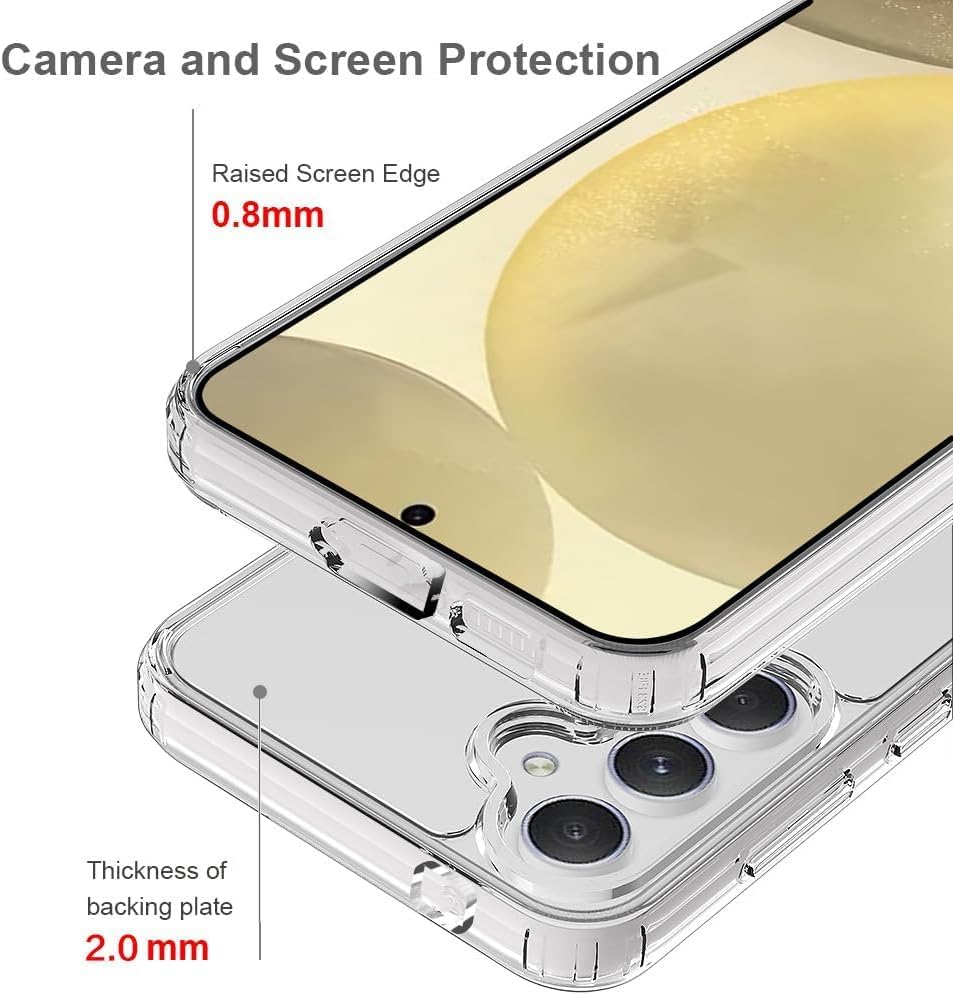 PROTECT  Samsung A55 Lucid Phone Case, Anti Scratch, Bundle, Screen Protector included, Protective, Clear, LSAMA55 - Image 4