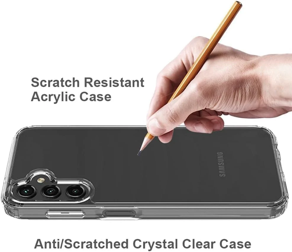 PROTECT  Samsung A55 Lucid Phone Case, Anti Scratch, Bundle, Screen Protector included, Protective, Clear, LSAMA55 - Image 5