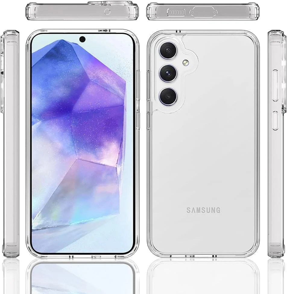 PROTECT  Samsung A55 Lucid Phone Case, Anti Scratch, Bundle, Screen Protector included, Protective, Clear, LSAMA55 - Image 6
