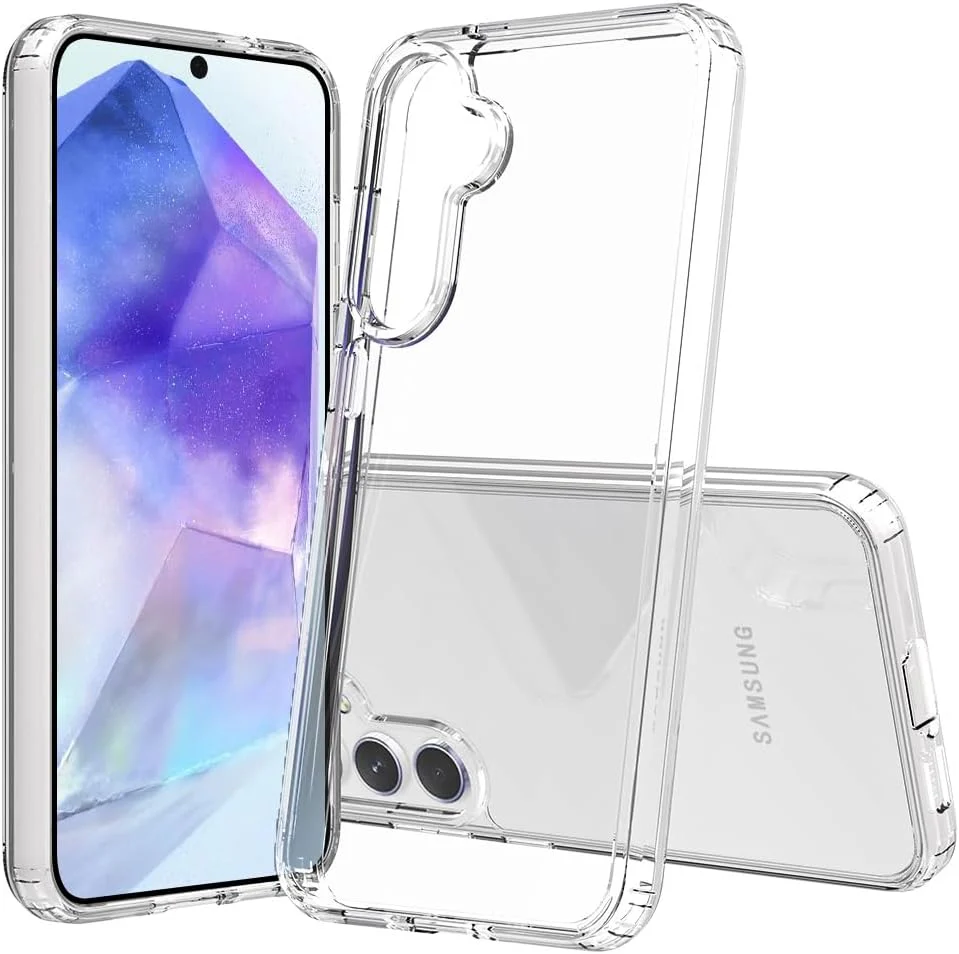 PROTECT Samsung A56 Lucid Phone Case, Anti Scratch, Bundle, Screen Protector included, Protective, Clear, LSAMA56