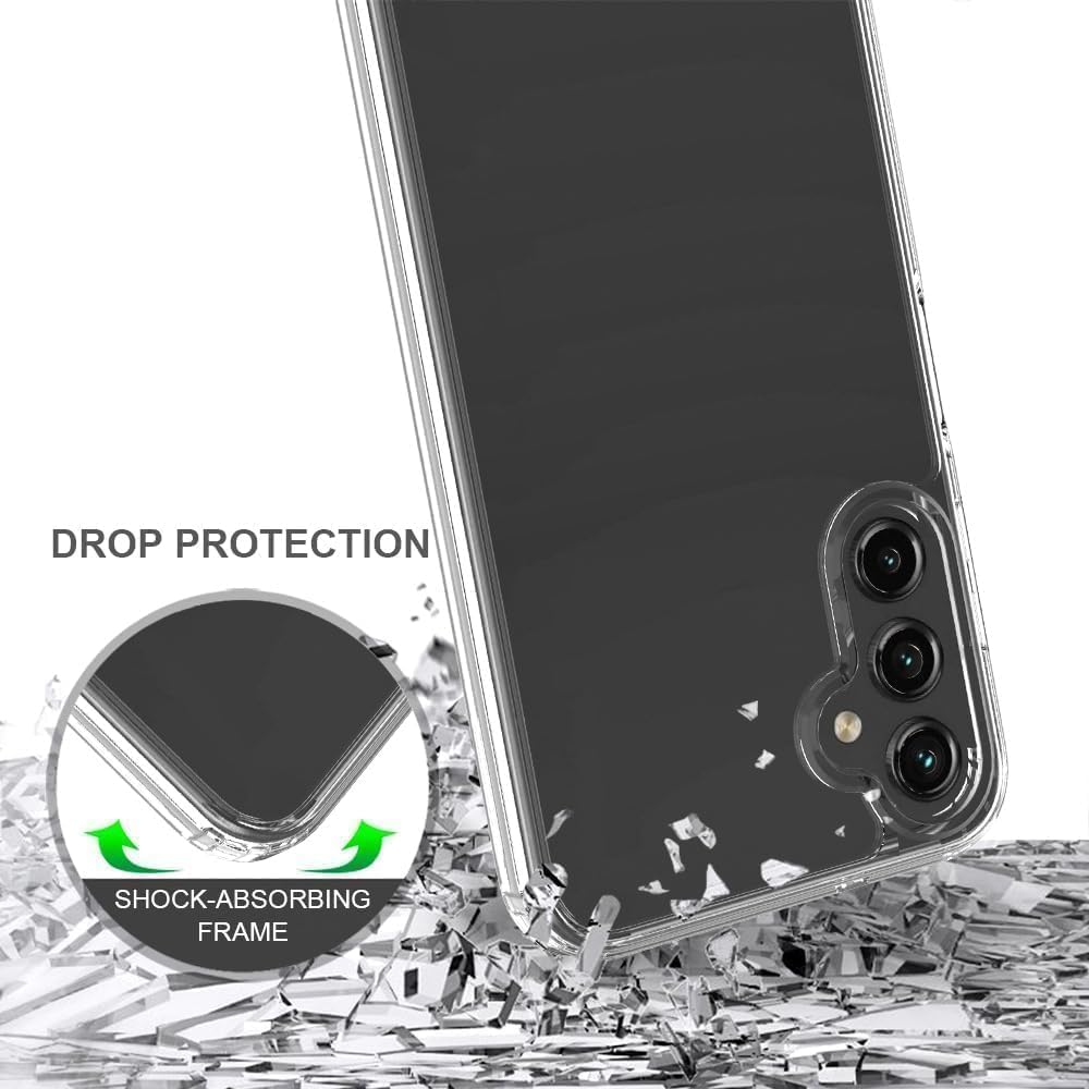 PROTECT Samsung A56 Lucid Phone Case, Anti Scratch, Bundle, Screen Protector included, Protective, Clear, LSAMA56 - Image 2