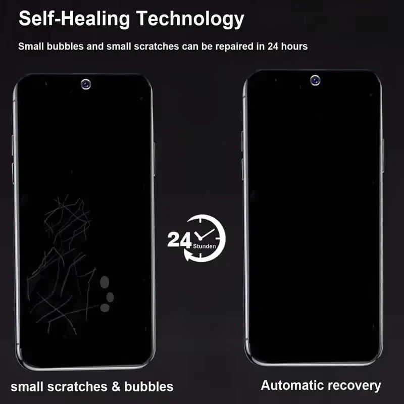 PROTECT Samsung S24 Ultra Privacy Screen Protector, 9D Tempered Glass, Anti Scratch, Matte , Black, PSMS24U - Image 3