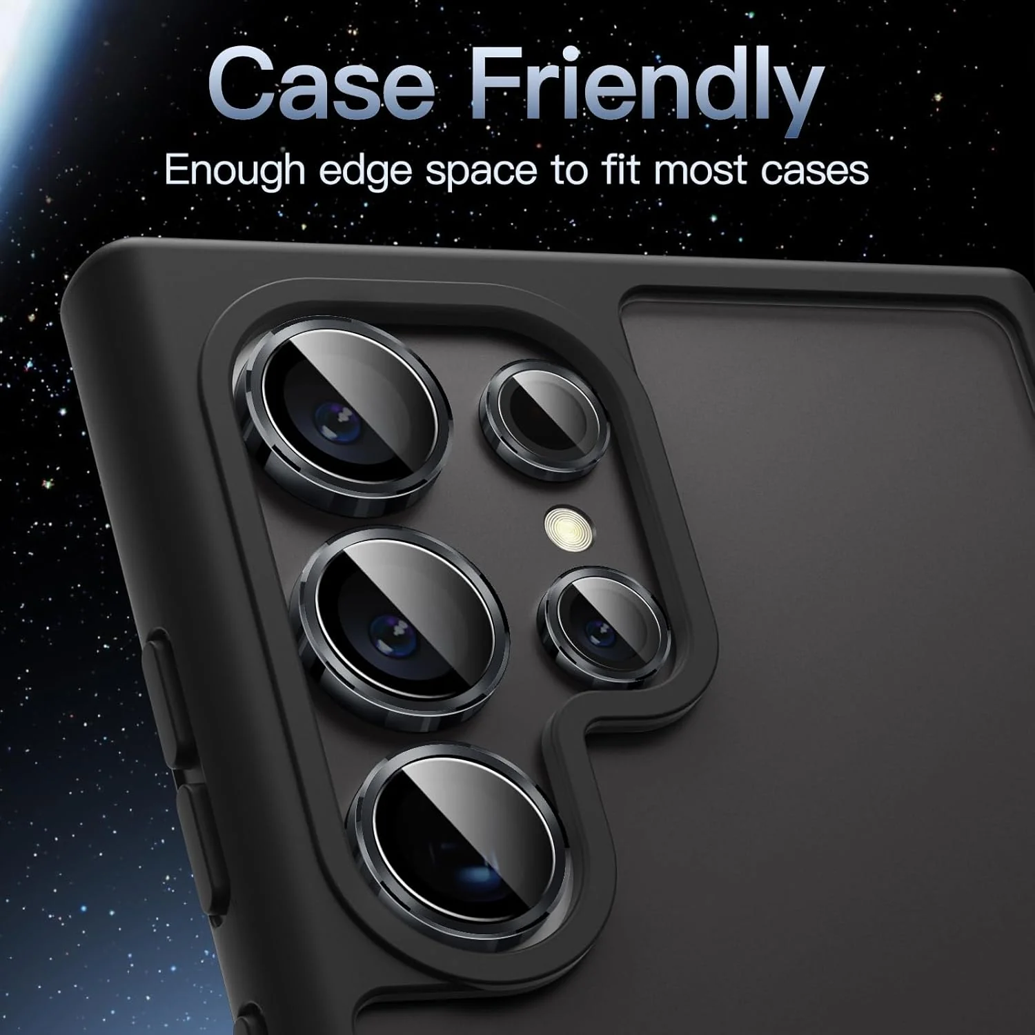 PROTECT  Samsung S24 Ultra Xzoom Lens Protector, Sapphire Glass, Alloy Material, Ultra Clear, Premium Finish, Black, XSMS24UBLK - Image 6