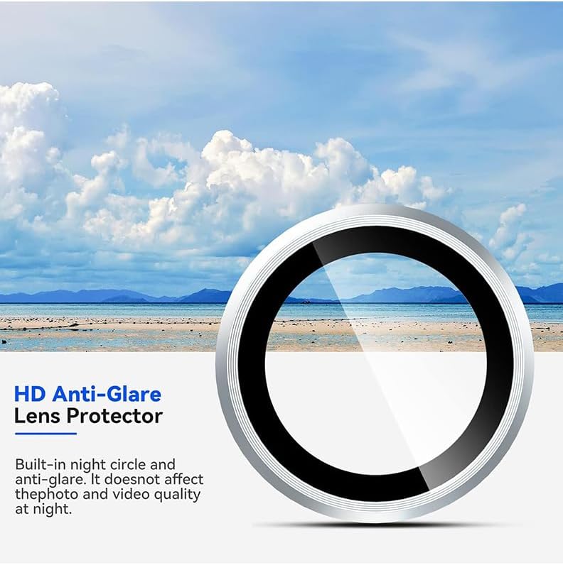 PROTECT  Samsung S25 Plus Xzoom Lens Protector, Sapphire Glass, Alloy Material, Ultra Clear, Premium Finish, Silver, XSMS25PSLV - Image 3