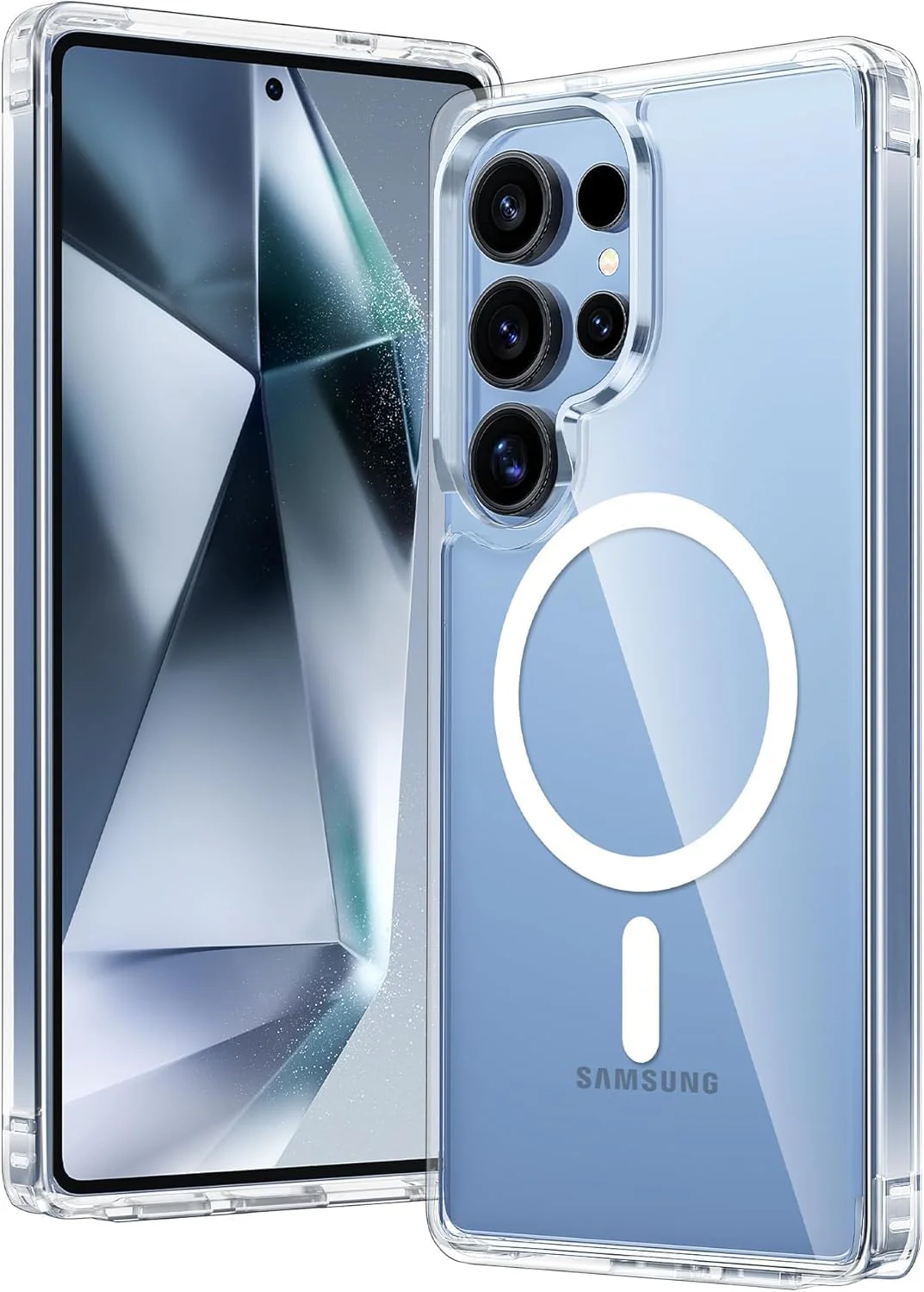 PROTECT Samsung S25 Ultra Magnetic Phone Case, Anti Scratch, Transparent, Protective, Clear, MSAMS25U