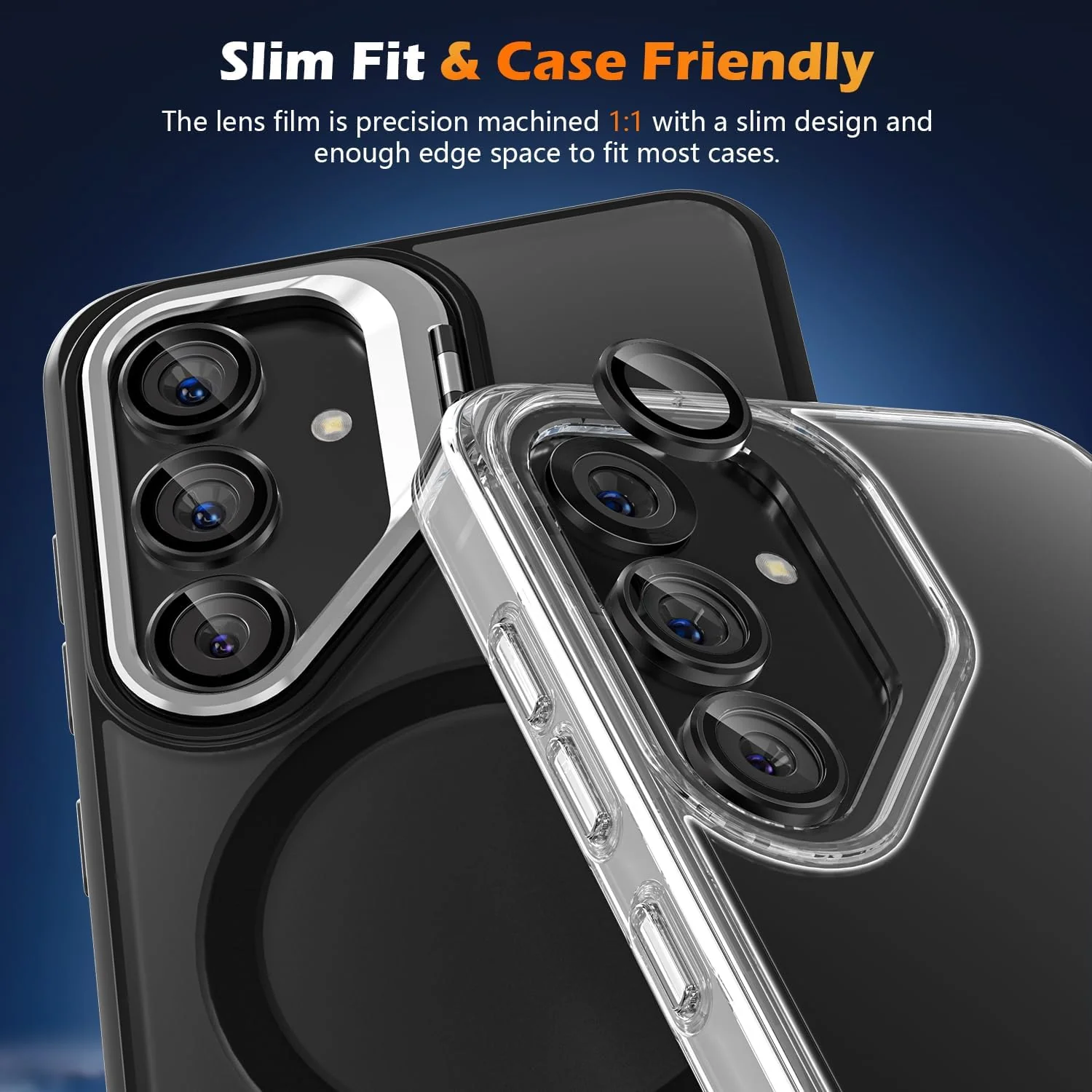 PROTECT Samsung S25 Xzoom Lens Protector, Sapphire Glass, Alloy Material, Ultra Clear, Premium Finish, Black, XSMS25BLK - Image 4