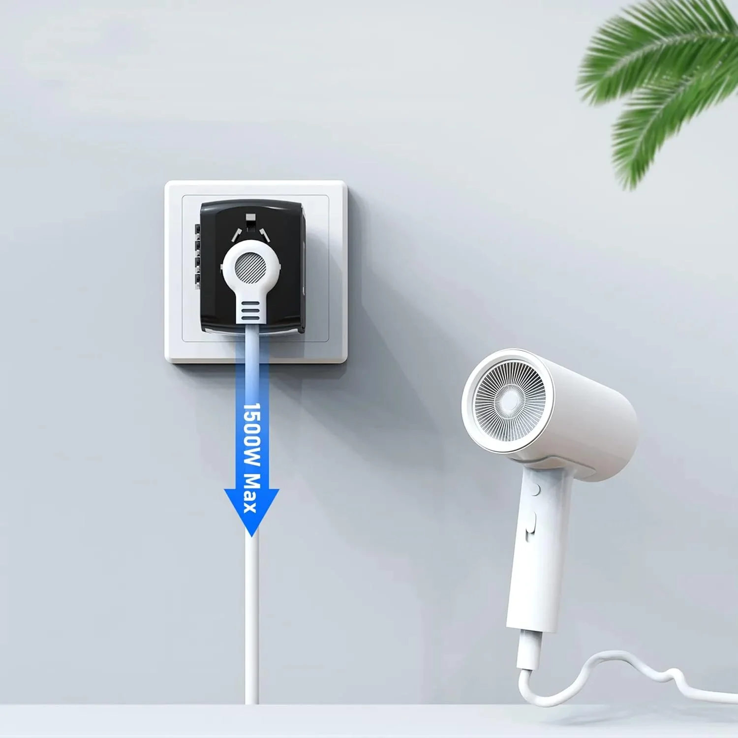 PROTECT Travel Essential Universal Adapter, 6 A Ceramic Fuse, 1 Type C Output, 3 USB A Output, Black, SL-199-3U-T - Image 5