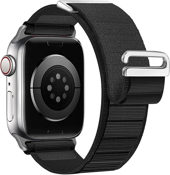 PROTECT  Ultra Band Watch Strap, For Apple Watch, 38/40/41mm, Premium fabric, Black, UWS41BLK