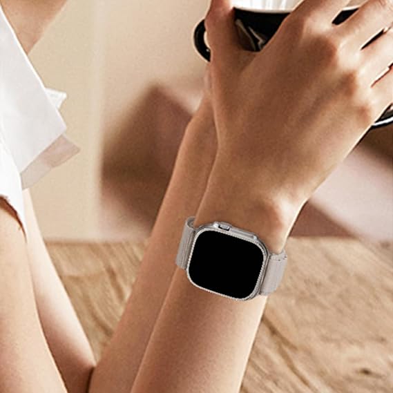 PROTECT  Ultra Band Watch Strap, For Apple Watch, 38/40/41mm, Premium fabric, Black, UWS41BLK - Image 4