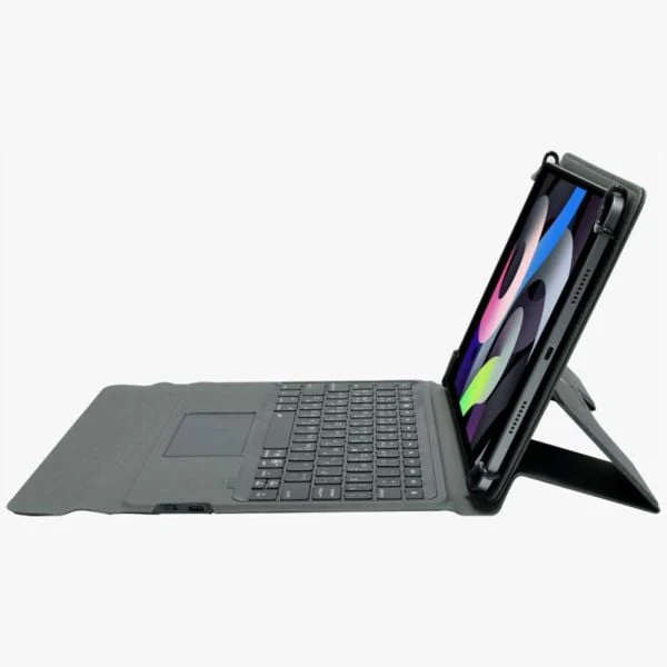 PROTECT  Universal Adjustable Tablet Keyboard, 7-11 inch, Trifold Stand, Pen Slot, Backlit, Grey, WR200 - Image 3