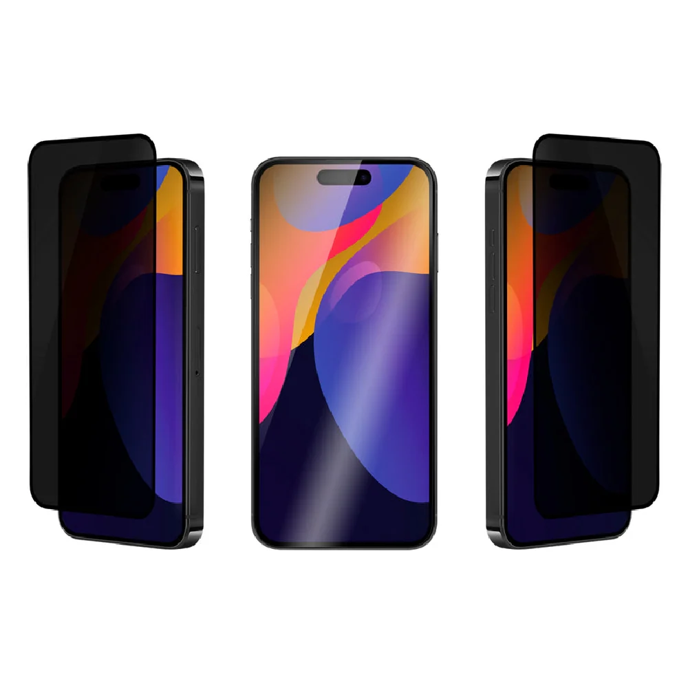 Qdos Optiguard Eco Glass Privacy Screen Protection for Apple iPhone 15 Pro Max Clear - Image 5