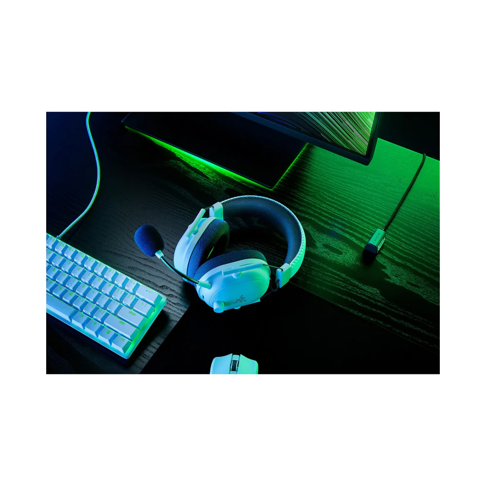Razer Blackshark V2 Pro Headset Wireless Head-Band Gaming Bluetooth White - Image 7
