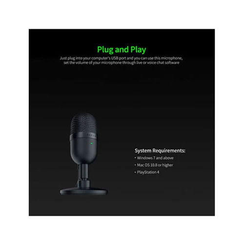 Razer Seiren Mini Ultracompact Microphone Black - Image 2