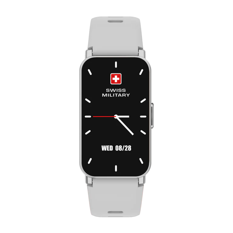 Rhine 3 Smartband with Calling Feature – Grey Silicon Strap - Image 2