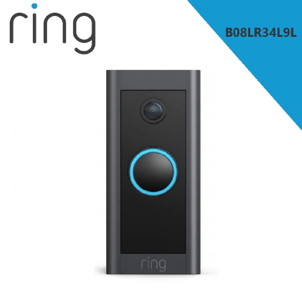 Ring 1080P Full HD Wired Video Doorbell Black - Image 2