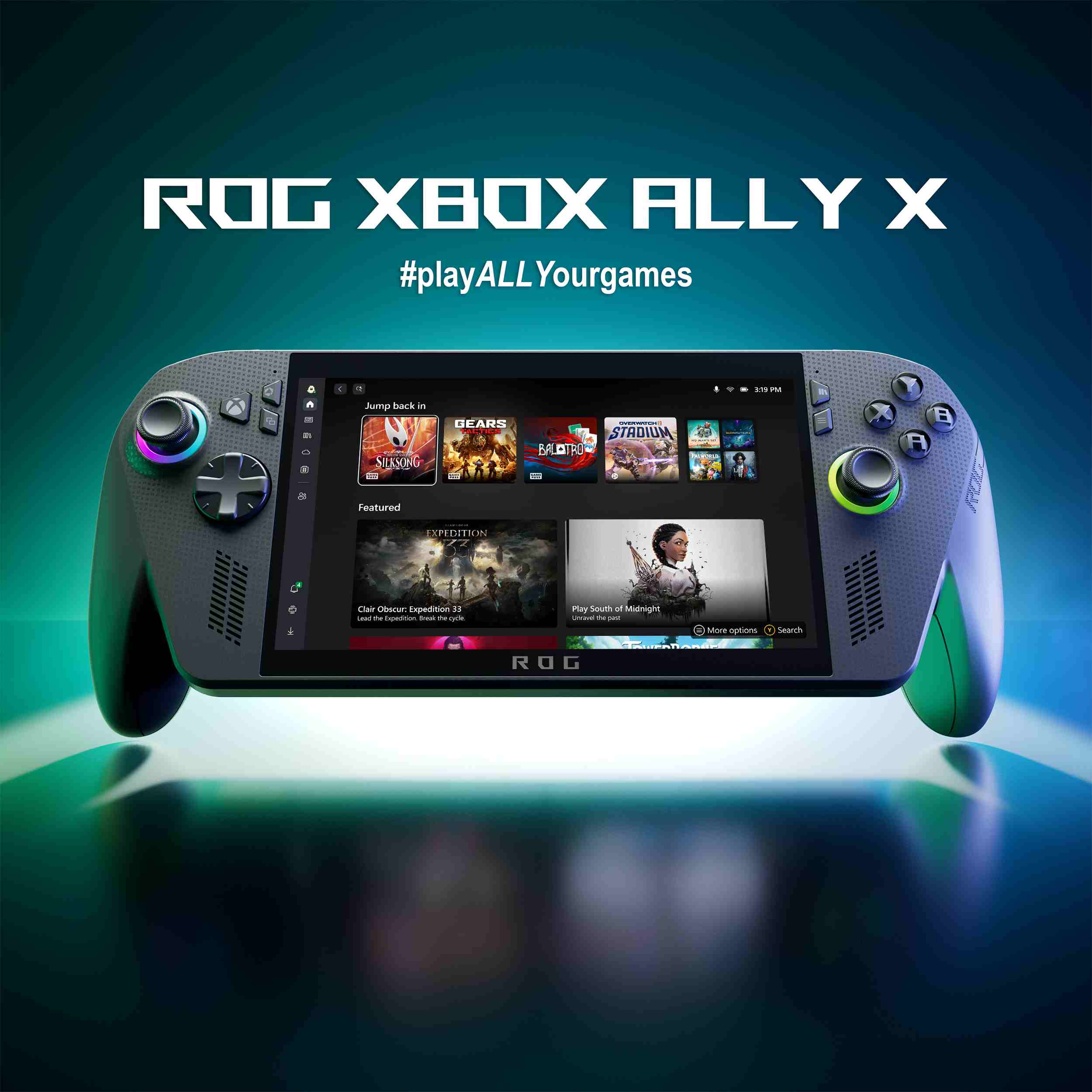 ROG XBOX Ally X Gaming Handheld Ryzen AI Z2 Extreme Processor, 24GB RAM, 1TB Storage, 7-inch FHD display, Windows 11 Home, Black - Image 2