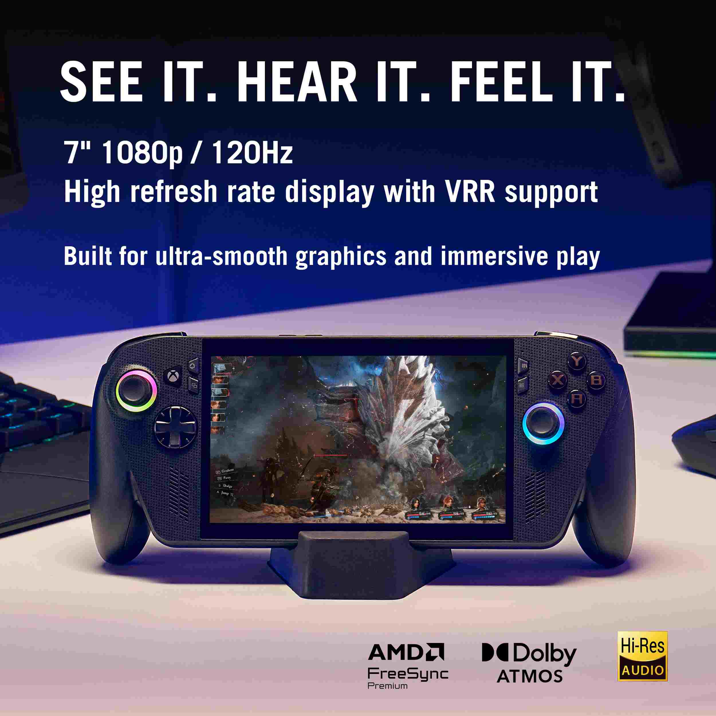 ROG XBOX Ally X Gaming Handheld Ryzen AI Z2 Extreme Processor, 24GB RAM, 1TB Storage, 7-inch FHD display, Windows 11 Home, Black - Image 7