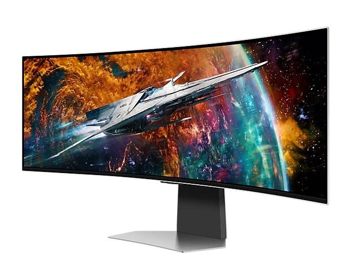 Samsung  49 inch Odyssey G95C 240Hz  GAMING MONITOR  CURVED, Black, LS49CG954EMXUE - Image 2