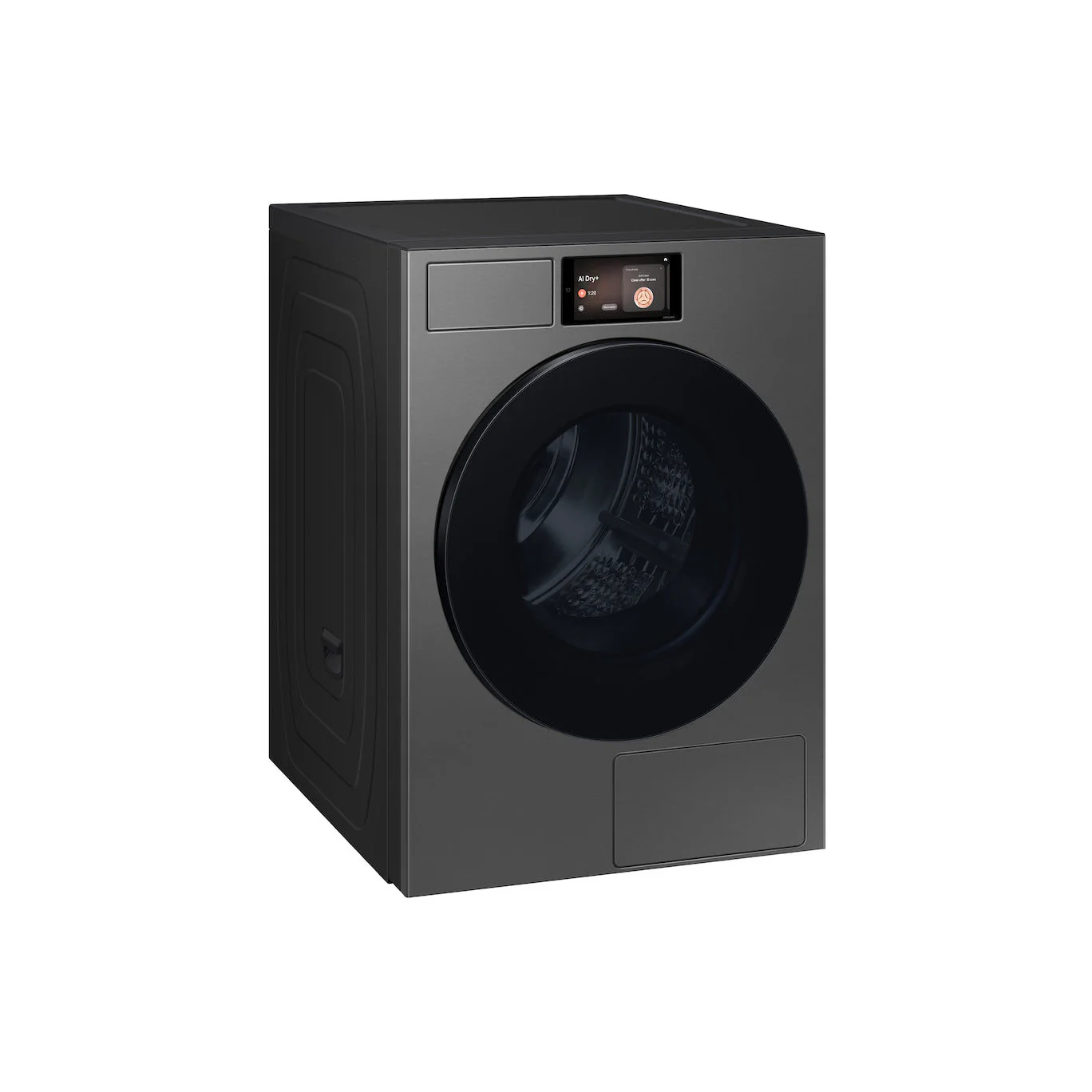 Samsung Bespoke AI Laundry Hybrid Heat Pump Dryer, 17KG, Wi-Fi, Touch Display, Black, DV90F17CDSGU - Image 2