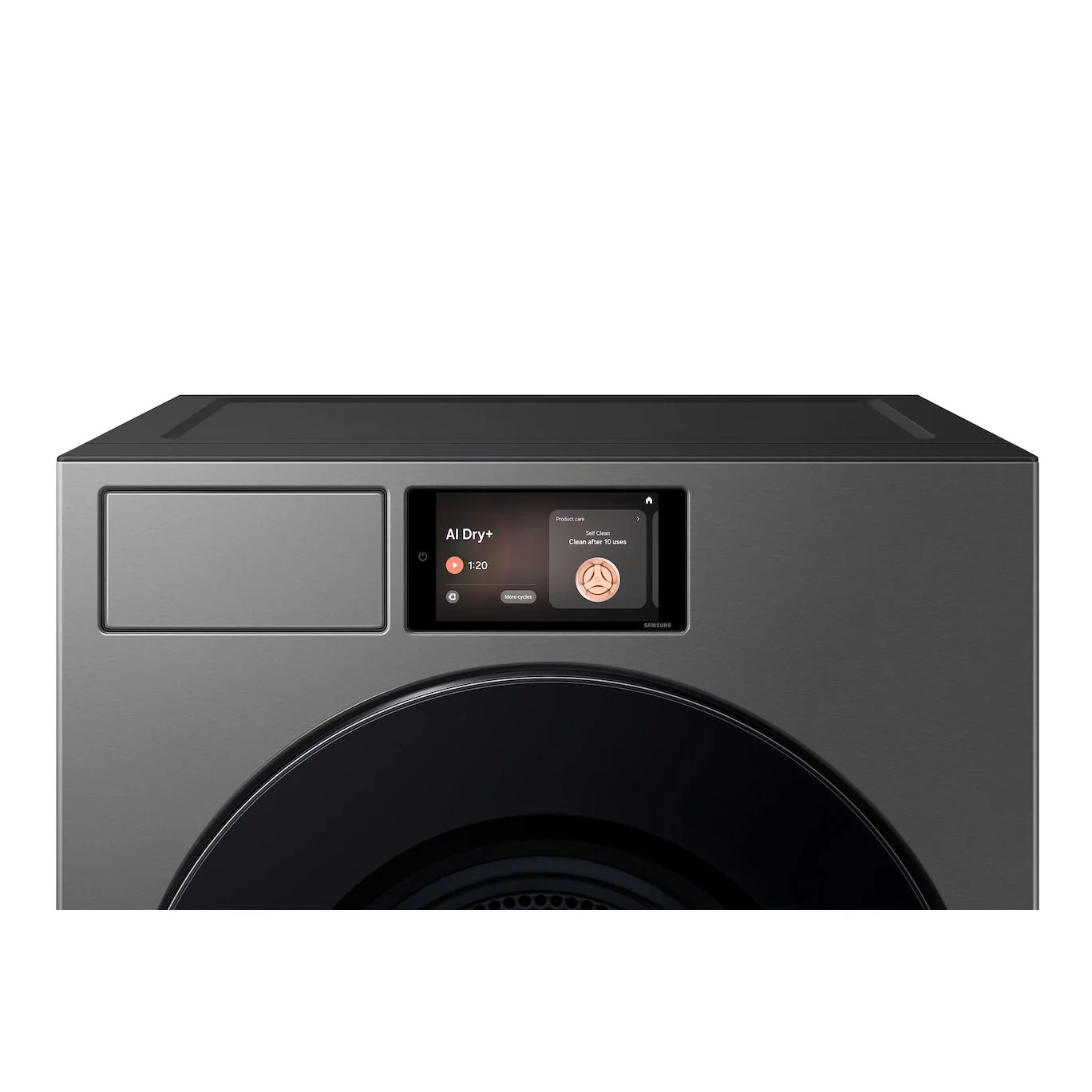 Samsung Bespoke AI Laundry Hybrid Heat Pump Dryer, 17KG, Wi-Fi, Touch Display, Black, DV90F17CDSGU - Image 7