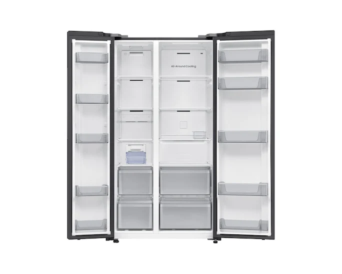 Samsung Bespoke AI Side-by-Side Refrigerator with AI Energy Mode, 655L Capacity, RS70F65Q1FAE, Black - Image 5