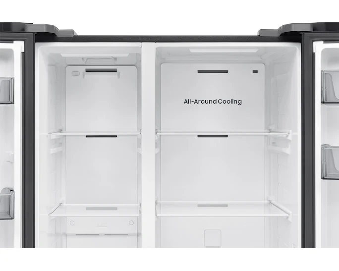 Samsung Bespoke AI Side-by-Side Refrigerator with AI Energy Mode, 655L Capacity, RS70F65Q1FAE, Black - Image 7