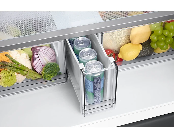 Samsung Bespoke T Style French Door Refrigerator, 602L, Black, RF65DG90BEB1AE - Image 6