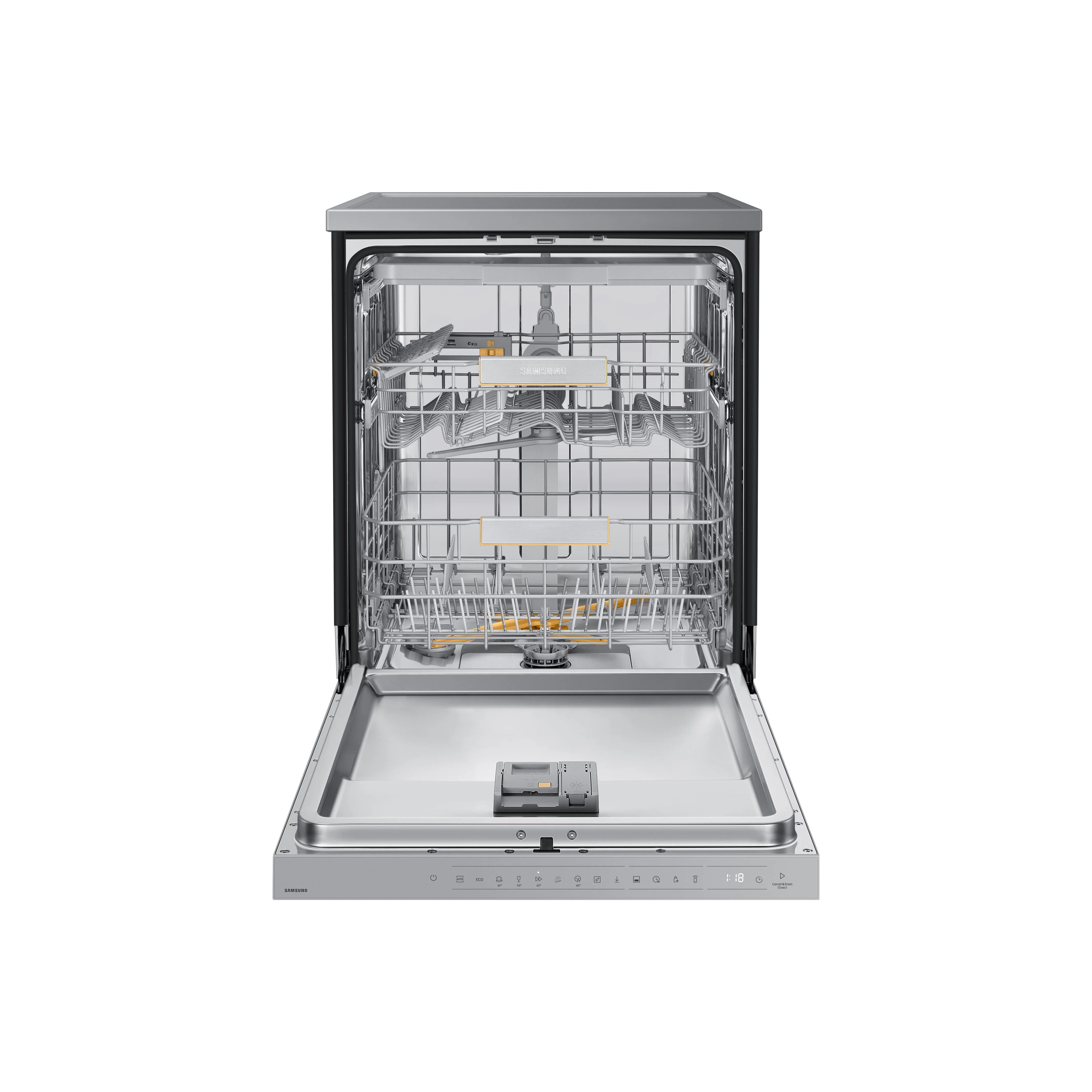 Samsung Dish Washers, 14 Plates, WaterJet Clean, 1 Year Warranty, Silver Color, DW60DG790FSLGU - Image 3