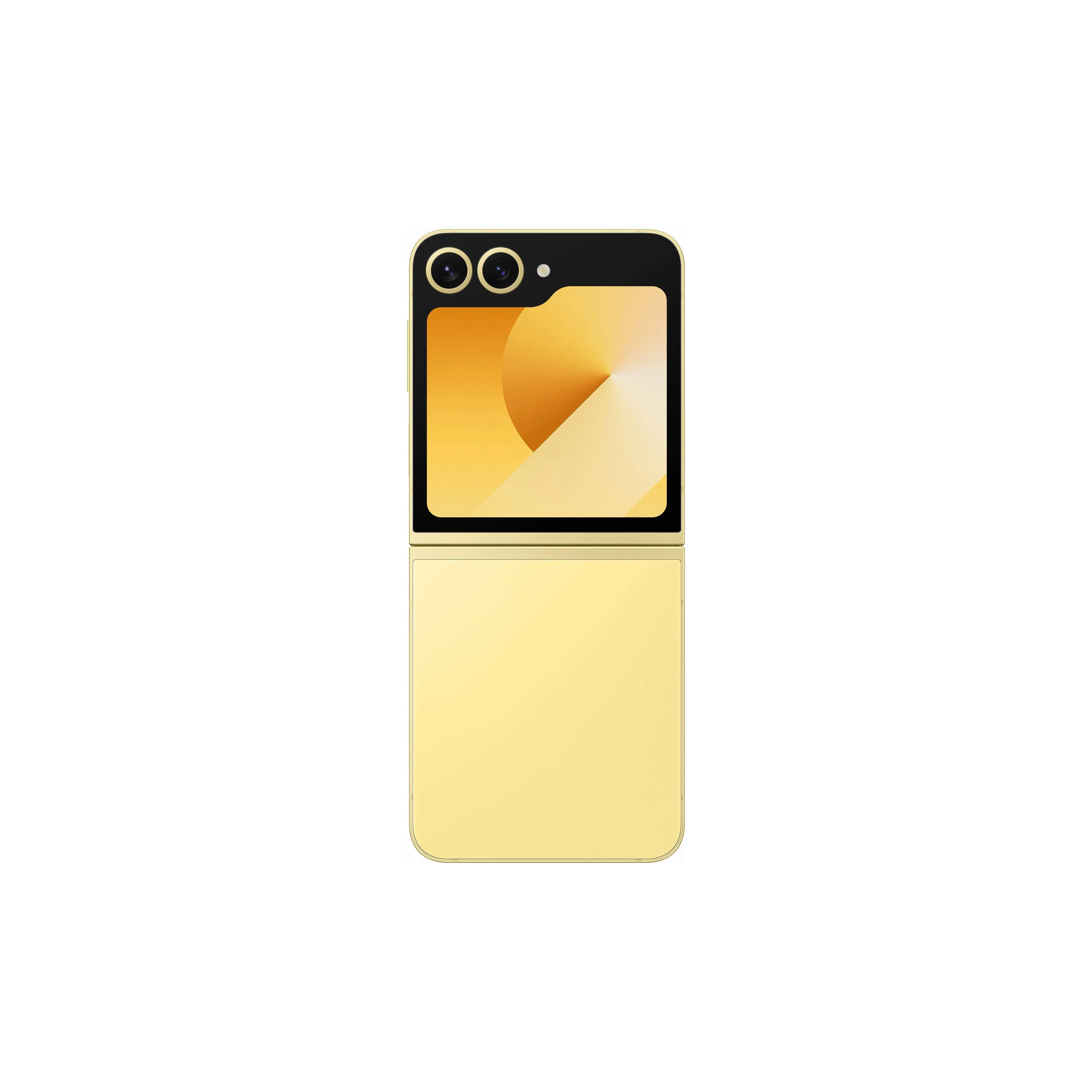 Samsung Galaxy Z Flip 6 Foldable AI Smartphone, 12GB RAM, 512GB Storage, 5G Dual Sim, 50MP Camera, Android 14 One UI, FlexCam, Long Battery Life, Yellow, Middle East Version