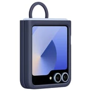 Samsung Flip6 Silicone Case with Ring DARK BLUE - Image 3